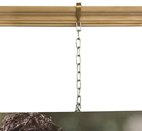Moulding Steel Chain Picture Hanging System for Traditional Victorian Dado Rail (3 Meter Long Chain Kit)