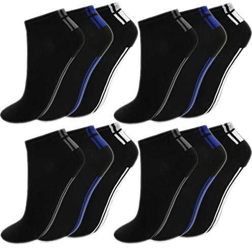 12 par sneakers strumpor strumpor korta strumpor bomull 39–42; 43–46, Mönster 8, 39-42 EU