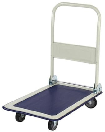 TrAdE Shop Traesio Carrello Porta PACCHI Professionale Portatile Pieghevole Portapacchi 4 Ruote 150KG