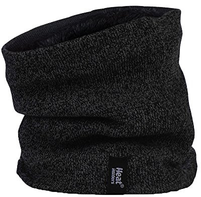 HEAT HOLDERS - Men's Thermal Winter Neck Warmer - 2.6 tog - One size (One Size, Black)