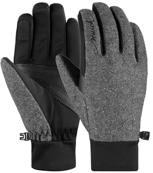 Reusch Saskia Touch-TEC™ warme, windabweisende und Wasserabweisende Multisporthandschuhe Outdoorhandschuhe für Damen touchscreenkompatibel für die Bedienung von Handy und Tablet