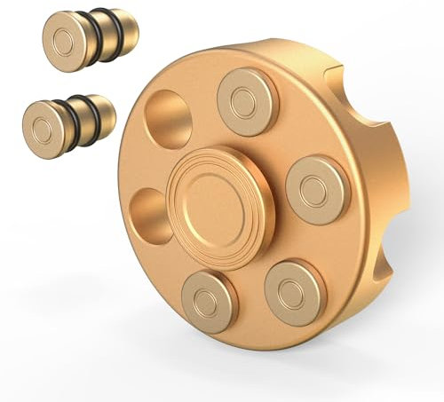 Vunake Fidget Spinner Fidget Toys EDC Hand Spinner Metall Sensorische Cool Gold Legierung Hand Finger Spinner Schreibtisch Spielzeug ADHD Anti Angst Cool Fidget Toy für Erwachsene und Kinder