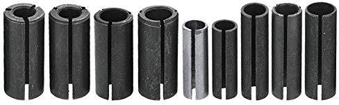 Mesee 9 Pezzi Adattatori per Pinze Router Collet, Pinza per Fresa Adattatore Router Bit Chuck Adapter Convertitore Fresatrice Adattatore Mandrino Fresa per Lavorazione del Legno Fresatura