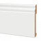 Battiscopa duropolimero alto ducale bianco - Zoccolo da cucina 2000x200x14 mm - Battiscopa resistente agli urti