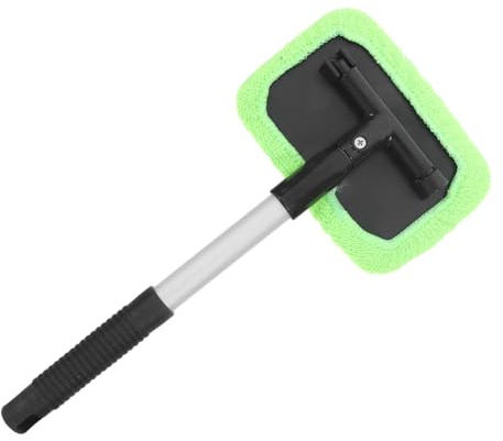Mikinona 1set Extendable Windshield Cleaning Brush Kit Microfiber Cloths Versatile Window Cleaner Tool for Car Interior and Exterior Maintenance
