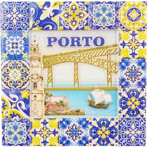Kühlschrankmagnet Port Porto Portugal, Reise-Souvenir, Kühlschrankdekoration, 3D-Magnetaufkleber, Basteln