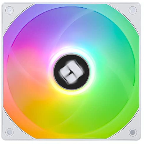 TR TL-C12RW-S V2 Ventilatore CPU 120mm Ventola inversa La ventola di raffreddamento viene fornita con illuminazione ARGB,Ventilatore per computer silenzioso PC PWM con una velocità di 1500 giri/min