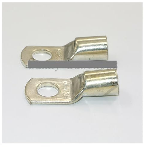 ICXLPMC 10pcs Bolt Hole Tinned Copper Cable lugs Battery Terminals set Wire terminals connector 70mm2 2/0AWG SC70-8 SC70-10 SC70-12 (70mm2 10mm 2AWG)
