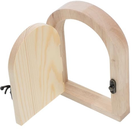 POPETPOP Cubierta Decorativa de Madera Diseño de Puerta Artística y Romántica para Interruptor Eléctrico, Protección Sólida y Uso Versátil para Niños