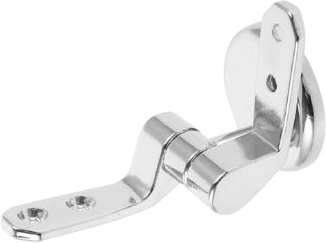 VILLCASE Bisagras para Montaje de Asiento de Inodoro Juego de Fijación Acero Inoxidable y Plástico Resistente y Fácil de Instalar Compatible con Tapas WC de Madera Metal y Plástico Color