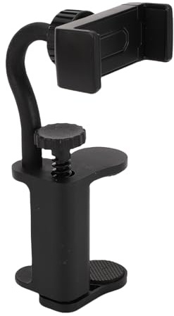 Aramox Gitarrenphone -Halter Gitarrenhals Kopfstock -Telefon Mount Verstellbare Klemme für 6-10,5 cm Gitarren mit Flexibles Arm