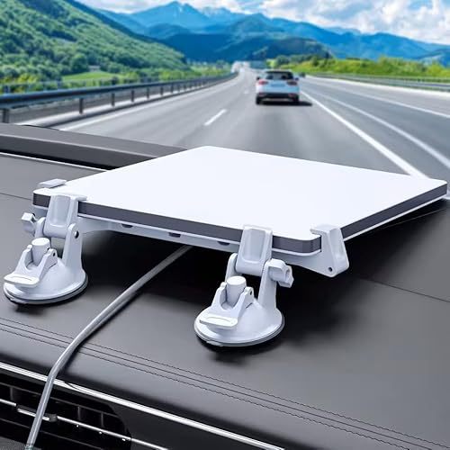 Mumisuto Soporte de Coche para Starlink Mini, Montaje en Salpicadero con Ventosa, Fácil de Instalar y Desmontar
