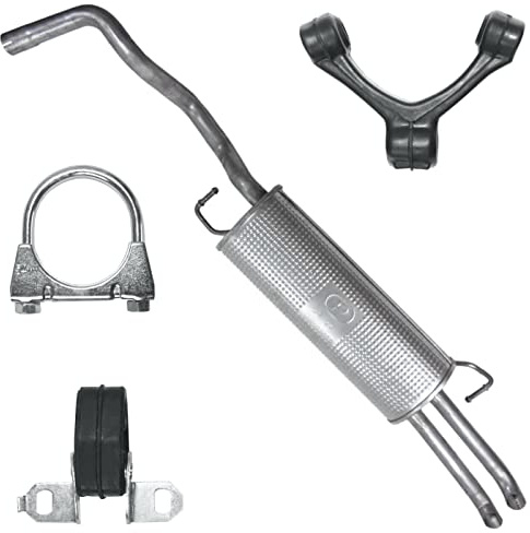 POLMOstrow Auspuff für VW Golf 4 IV 1999-2006 | Endtopf, Motoren: 1.4 - 1.6 - 1.9 SDI | Kombi