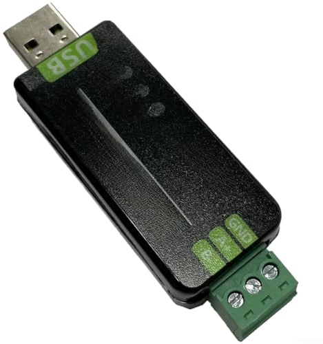 ReachMall Adaptateur série USB vers RS485 de qualité industrielle – Convertisseur de données protégé contre les surtensions pour automatisation – Contrôle de direction automatique – Portée de