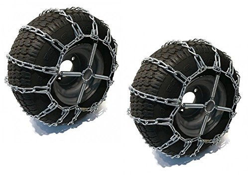 The ROP Shop 2 Glieder-Reifenketten und Spanner, 18 x 9,5 x 8 cm, für MTD/Cub Cadet Rasenmäher, Traktor