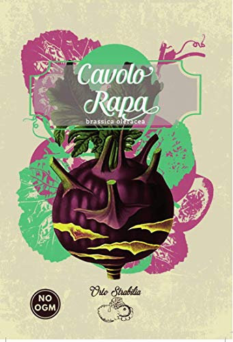 cavolo rapa,brassica oleracea,gr 0.2,semi rari,semi strani, orto strabilia