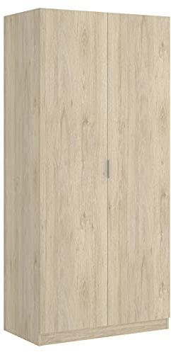 DEKIT GRUPO RIMOBEL Armario ropero 2 Puertas, Madera, Natural, 81x184x52 cm