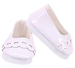 Aeromdale Puppenschuhe Flache Schuhe für 14 Zoll 32-34 cm BJD Puppe Geschenke für Mädchen - #D - 1 Paar
