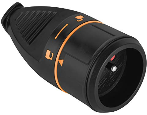 Electraline 523078 Fiche Femelle Français (2P+T) Electralock équipée d'un système de verrouillage qui empêche la déconnexione fiche-prise