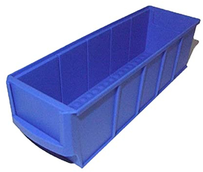 Industrieboxen 300x91x81mm blau Stapelboxen Lagerbehälter Schütte Regalkästen Lagerbox stapelbar Made in Germany 30 Stück