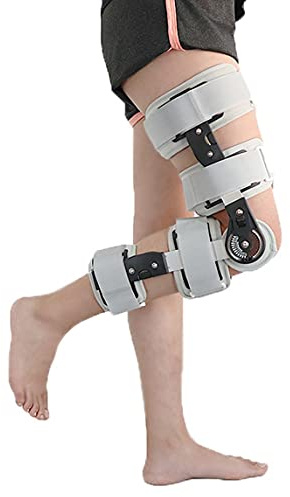 Ortesis de rodilla con bisagra Órtesis De Rodillera Ajustable, Soporte De Articulación Banda De Rodilla Soporte De Férula De Rodilla Soporte De Rodillera Articulada Transpirable Para Lesiones En Las