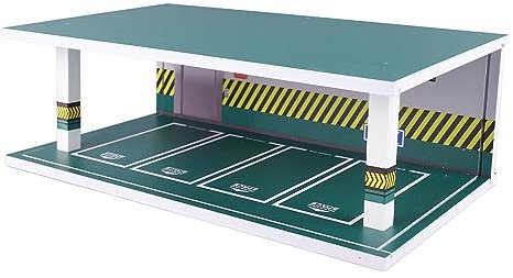 1:32 Parkplatzszene, Autogarage-Vitrine mit Staubschutz für Legierungsautospielzeug (Parkplatzmodell)