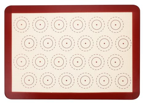 Alipis Silicone Baking Pad Non-Stick High Temperature Resistant Baking Tool for Oven for Macarons and Pastries Macaron Circles