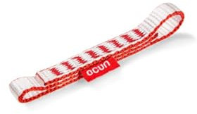 Ocun Quickdraw Bio-dyn 11mm 10cm Rot - Robuste leichte Dyneema Schlinge, 10cm, Größe 10 cm - Farbe Red