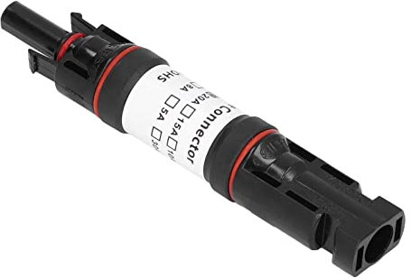 Solar-PV-Sicherungshalter, PPO-Messing-Photovoltaik-Stecker mit Selbstverriegelungssystem, DC 1000 V, 5 A, Professionelles Zubehör (5A)