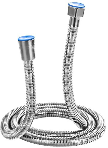 jutyum Duschkopf mit Schlauch, 6 Strahlarten Wassersparend, Duschbrause 1.5M und Halterung Ohne Bohren, Handbrause, Shower Head, Zuverlässige Befestigung, Silber