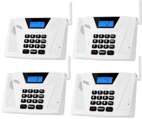 2024 Home Upgrade Citofoni wireless, Interfono vivavoce con portata di 5000 piedi, comunicazione bidirezionale Sistema di citofono domestico in tempo