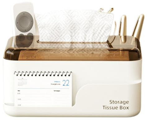 Titular de papel higiénico – Soporte de de pañuelos, dispensador de estuches de servilletas de mesa | Contenedor dispensador de toallas de de papel de seda, almacenamiento de escritorio de