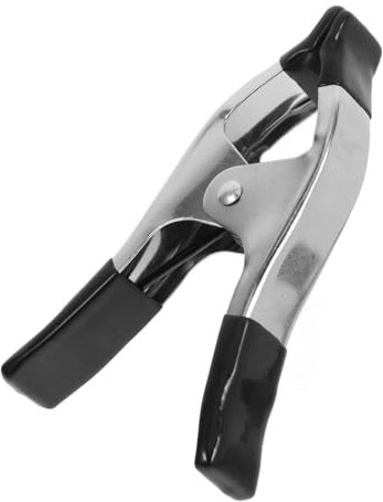 DIYEAH Nickel Plated Clip Spring Clamps Metal Clamps for Woodworking Backdrop Stands and Photography Equipment