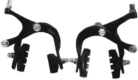 TOYANDONA 2Pcs Professional Bike Brake Calipers with Brake Blocks Durable Shaped Design for Road Mountain and City Bikes Enhanced Stopping Power and Stability