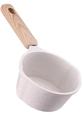 COLLBATH Pot De Lait Aluminium Avec Double Bec Verseur Petite Marmite Pour Cuisiner Beurre Et Huile Accessoire De Cuisine