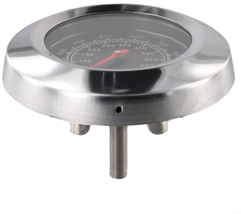 Grill Heat Monitor Outdoor Cooking Gauge Barbecue Temperatura Monitor In Acciaio Inox Termometro di Cottura Affidabile BBQ Indicatore di Temperatura per Carne E Grill