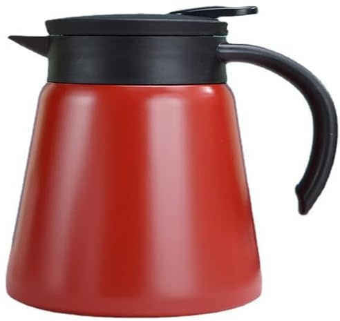 Brocca da caffè sottovuoto a doppia parete, 680 ml, in acciaio inox, dispenser termico per bevande, per caffè, tè, bevande calde, scaldino a pressatura, perfetto per casa e viaggi