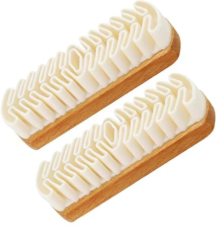 2Pcs Suede Shoe Brush and Eraser, Soft Suede Shoe Brush Cleaner, Suede Cleaning Brush for Leather Suede and Sneakers