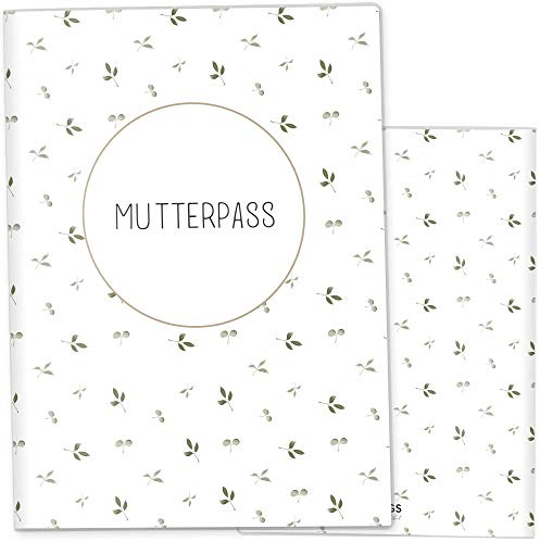 OLGS Mutterpasshülle 3-teilig Little Friend | Baby Schwangerschaft Geschenkidee Schutzhülle für den Mutterpass | Für werdende Mütter (Mutterpass ohne Personalisierung, Zoe Blanko)