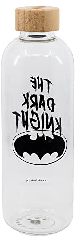 Stor Grande bouteille en verre 1030 ml Batman Symbol, unique, standard