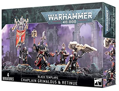 Games Workshop - Warhammer 40,000 - Black Templars: Grimaldus & Retinue