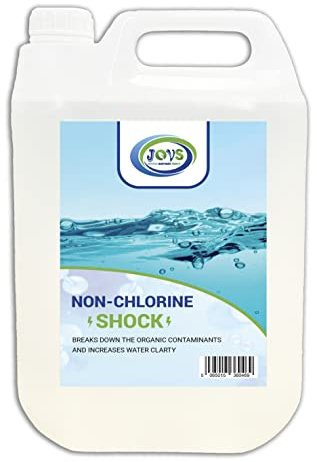 Jovs Non Chlorine Shock 5kg - Spa Treatment for Hot Tubs & Swimming Pools - Water Clarifier, Paddling Reducer, Cleaner, and Pool Maintenance Essential