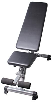 Hantelbank, faltbar, Fitnessbank, Hantelbank, Gewichtheberbank, geeignet für Zuhause/Fitnessstudio, 106 x 47 x 17 cm