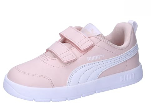 Puma Unisex Kids COURTFLEX V3 V INF Sneaker, Island Pink-Puma White, 25 EU