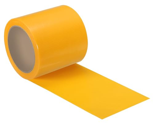 PATIKIL Gaffers Tape 10cm x 20 Meters, Waterproof Gaffer Floor Tape No Residue Non-Reflective Easy Tear for Indoor Outdoor Photography Electrical Cord Industrial Use, Yellow