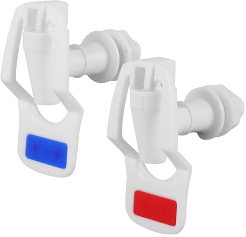 Angoily 2PCS Replacement Cooler Faucet, Hot and Cold Water Dispenser Faucet