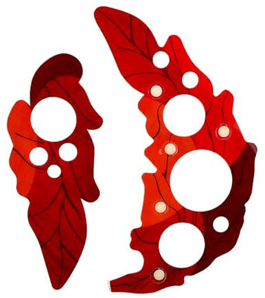 QRONCES Akustik Gitarre Pickguards Traubenblattform Schalllochabdeckungen Aufkleber Kratzplatte Gitarre Musikinstrument Zubehör