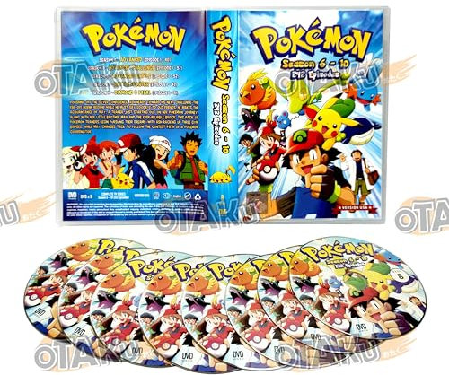 POKEMON (SEASON 6-10) - COMPLETE ANIME TV SERIES DVD BOX SET ( ENGLISH DUBBED ) SHIP FROM UK