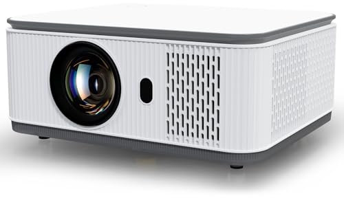 Projector with WIFI and Bluetooth, 4K 1080P Smart Movie Projector 600 ANSl Auto Keystone Quad-Core Compatible for iOS/Android/USB/HDMI/TV Stick