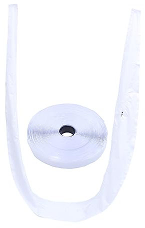 Alipis Efficient Air Exchange Window Seal Cloth Adhesive Push Window Sealing Kit Energy Saving Unit Seal Easy Install No Drilling Rainproof Window Seal for Home